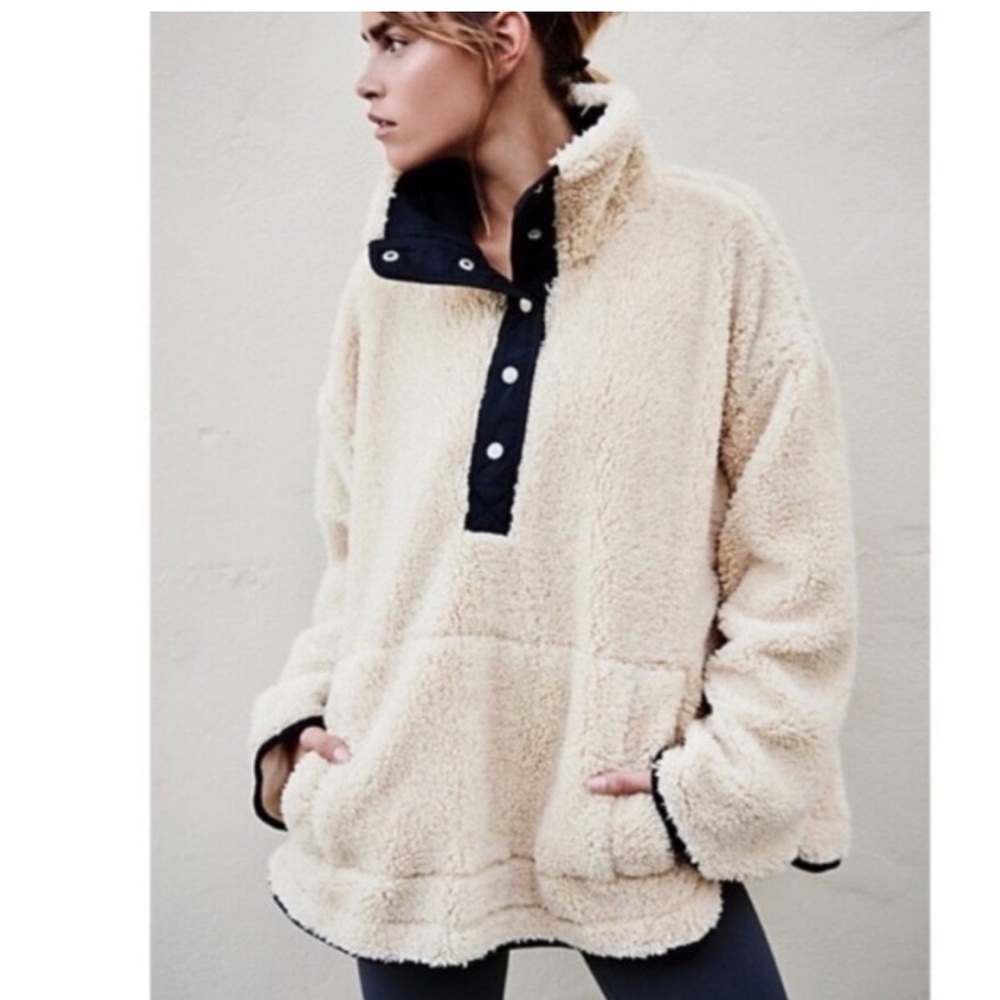Free People Movement Oh So Cozy Oversized Pullover Jacket XS/S